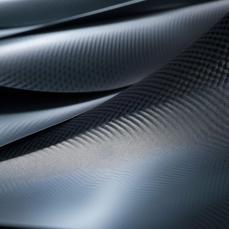 Close-up of carbon fiber composite material, representing the advanced focus of CICNDT in ultrasonic leak detection for ensuring high-quality composite manufacturing.
